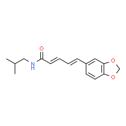ChemSpider 2D Image | Piperlonguminine | C16H19NO3