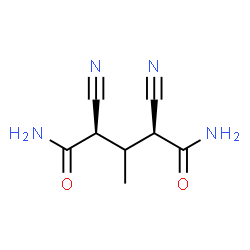 ChemSpider 2D Image | (2R,4S)-2,4-Dicyano-3-methylpentanediamide | C8H10N4O2