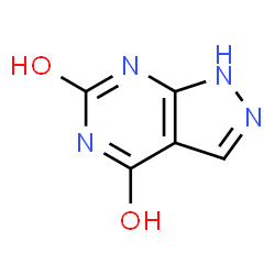 ChemSpider 2D Image | Oxypurinol | C5H4N4O2