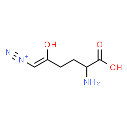 ChemSpider 2D Image | (1Z)-5-Amino-5-carboxy-2-hydroxy-1-pentene-1-diazonium | C6H10N3O3