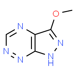 ChemSpider 2D Image | 3-Methoxy-1H-pyrazolo[4,3-e][1,2,4]triazine | C5H5N5O