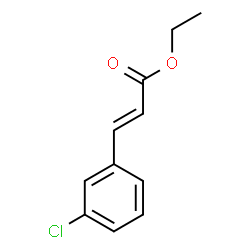 ChemSpider 2D Image | Ethyl (2E)-3-(3-chlorophenyl)acrylate | C11H11ClO2