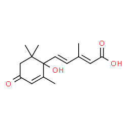 ChemSpider 2D Image | (±)-(2E)-Abscisic acid | C15H20O4