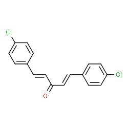 ChemSpider 2D Image | 1,5-Bis(p-chlorophenyl)-1,4-pentadien-3-one | C17H12Cl2O