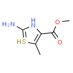 ChemSpider 2D Image | methyl 2-amino-5-methyl-3H-thiazole-4-carboxylate | C6H9N2O2S
