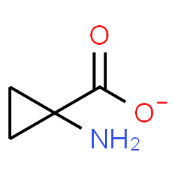 ChemSpider 2D Image | 1-Aminocyclopropanecarboxylate | C4H6NO2