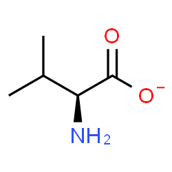 ChemSpider 2D Image | (S)-2-Amino-3-methylbutyrate | C5H10NO2
