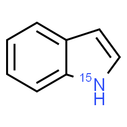 ChemSpider 2D Image | Indole-15N | C8H715N