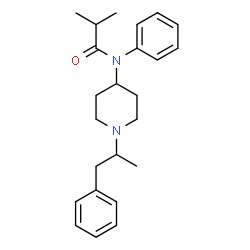 ChemSpider 2D Image | 2-Methyl-N-phenyl-N-[1-(1-phenyl-2-propanyl)-4-piperidinyl]propanamide | C24H32N2O