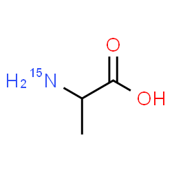 ChemSpider 2D Image | DL-Alanine-15N | C3H715NO2