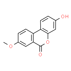 ChemSpider 2D Image | 3-Hydroxy-8-methoxy-6H-benzo[c]chromen-6-one | C14H10O4