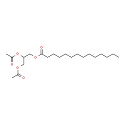 ChemSpider 2D Image | 2,3-Diacetoxypropyl myristate | C21H38O6