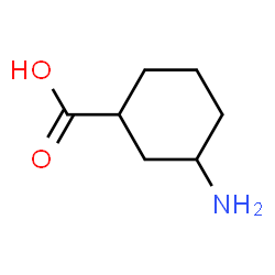 ChemSpider 2D Image | 3-Aminocyclohexanecarboxylic acid | C7H13NO2