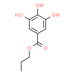 ChemSpider 2D Image | n-Propyl GalIate | C10H12O5