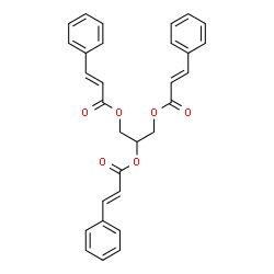 ChemSpider 2D Image | 1,2,3-Propanetriyl (2E,2'E,2''E)tris(3-phenylacrylate) | C30H26O6