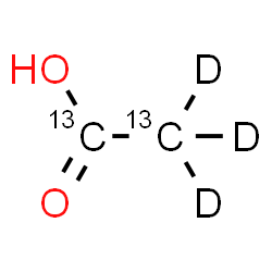 ChemSpider 2D Image | (~13~C_2_,~2~H_3_)Acetic acid | 13C2HD3O2