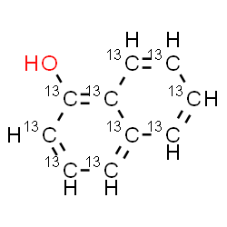 ChemSpider 2D Image | 1-(~13~C_10_)Naphthalenol | 13C10H8O