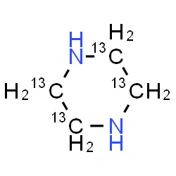 ChemSpider 2D Image | (~13~C_4_)Piperazine | 13C4H10N2