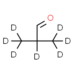 ChemSpider 2D Image | 2-(~2~H_3_)Methyl(2,3,3,3-~2~H_4_)propanal | C4HD7O