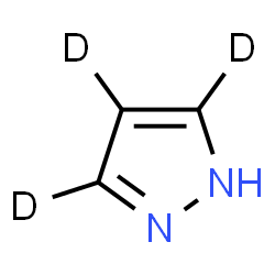 ChemSpider 2D Image | (3,4,5-~2~H_3_)-1H-Pyrazole | C3HD3N2