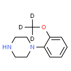 ChemSpider 2D Image | 1-{2-[(~2~H_3_)Methyloxy]phenyl}piperazine | C11H13D3N2O