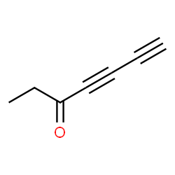 ChemSpider 2D Image | 4,6-Heptadiyn-3-one | C7H6O