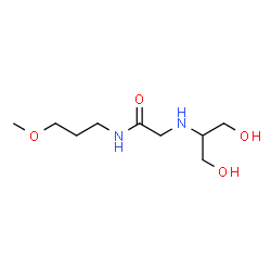 ChemSpider 2D Image | N~2~-(1,3-Dihydroxy-2-propanyl)-N-(3-methoxypropyl)glycinamide | C9H20N2O4
