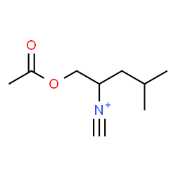 ChemSpider 2D Image | 1-Acetoxy-4-methyl-N-methylidyne-2-pentanaminium | C9H16NO2