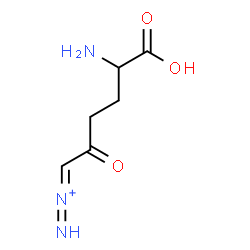 ChemSpider 2D Image | 6-Diazeniumylidene-5-oxonorleucine | C6H10N3O3