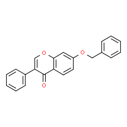 ChemSpider 2D Image | 7-Benzyloxy-3-phenyl-4H-chromen-4-one | C22H16O3
