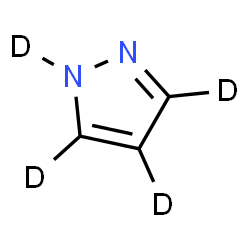 ChemSpider 2D Image | Pyrazole-d4 | C3D4N2