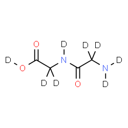 ChemSpider 2D Image | Glycine-N,1,2,2-d4, glycyl-d4- | C4D8N2O3