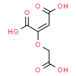ChemSpider 2D Image | (2E)-2-(Carboxymethoxy)-2-butenedioic acid | C6H6O7