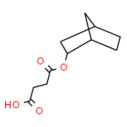 ChemSpider 2D Image | 4-(Bicyclo[2.2.1]hept-2-yloxy)-4-oxobutanoic acid | C11H16O4