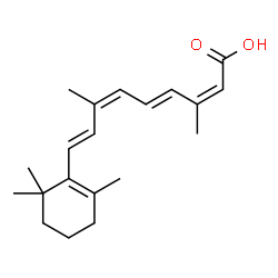 ChemSpider 2D Image | 9,13-Di-cis-retinoic acid | C20H28O2