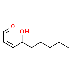 ChemSpider 2D Image | (2Z)-4-Hydroxy-2-nonenal | C9H16O2