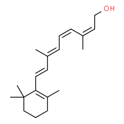 ChemSpider 2D Image | (11cis,13cis)-Retinol | C20H30O
