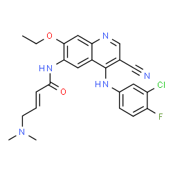 ChemSpider 2D Image | pelitinib | C24H23ClFN5O2