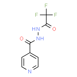 ChemSpider 2D Image | N'-(Trifluoroacetyl)isonicotinohydrazide | C8H6F3N3O2