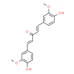 ChemSpider 2D Image | (1E,4E)-1,5-Bis(4-hydroxy-3-methoxyphenyl)-1,4-pentadien-3-one | C19H18O5