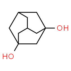 ChemSpider 2D Image | 1,3-Adamantandiol | C10H16O2
