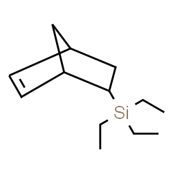 ChemSpider 2D Image | Silane, triethyl-5-norbornen-2-yl- | C13H24Si