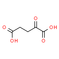 ChemSpider 2D Image | alpha-Ketoglutaric acid | C5H6O5