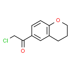 ChemSpider 2D Image | 2-chloro-1-(chroman-6-yl)ethanone | C11H11ClO2