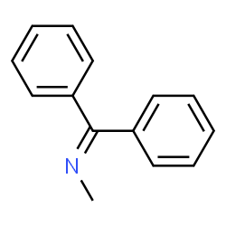 ChemSpider 2D Image | Benzhydrylidene methylamine | C14H13N