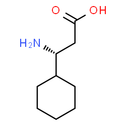 ChemSpider 2D Image | (3R)-3-Amino-3-cyclohexylpropanoic acid | C9H17NO2