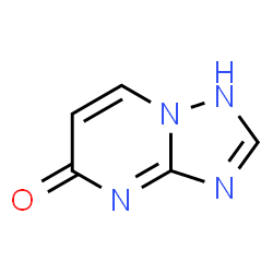 ChemSpider 2D Image | [1,2,4]Triazolo[1,5-a]pyrimidin-5(1H)-one | C5H4N4O