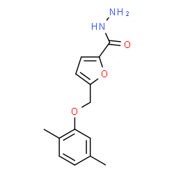 ChemSpider 2D Image | 5-[(2,5-Dimethylphenoxy)methyl]-2-furohydrazide | C14H16N2O3