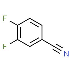 ChemSpider 2D Image | 3,4-Difluorobenzonitrile | C7H3F2N