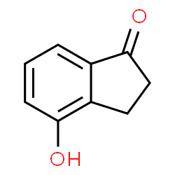 ChemSpider 2D Image | 4-Hydroxy-1-indanone | C9H8O2